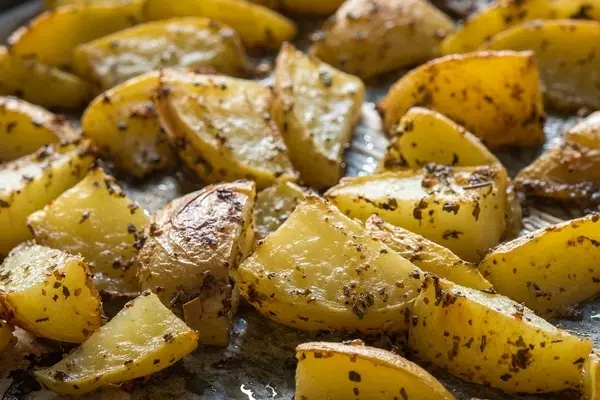 طرز تهیه سیب‌زمینی تنوری یونانی | یه بارم شده سیب‌زمینی رو به این روش درست کن! +ویدئو
