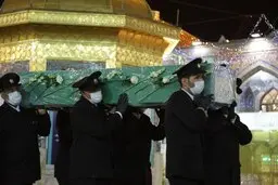 پیکر شهید افغانستانی مدافع حرم برای تشییع به مشهد منتقل شد.