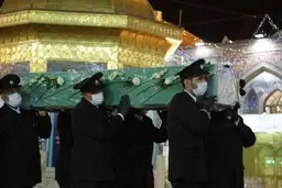 پیکر شهید افغانستانی مدافع حرم برای تشییع به مشهد منتقل شد.