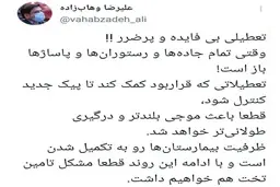تعطیلی بی‌فایده و پرضرر در شرایط تشدید کرونا؟! 