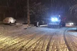 تهران سفیدپوش شد+ویدئو