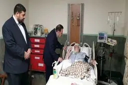 عیادت واعظی از نماینده ولی فقیه در بنیاد شهید و امور ایثارگران/عکس