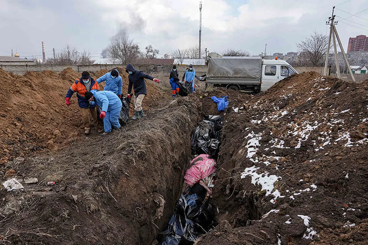 سازمان ملل از کشف گورهای دسته جمعی در شهر مایروپل اوکراین خبر داد