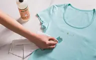 با این روش دیگه نگران لکه روغن روی لباس نباش! | ترفندی ساده برای پاک کردن لکه روغن از لباس 