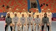 پیروزی پرگل فوتسال زنان ایران مقابل قرقیزستان