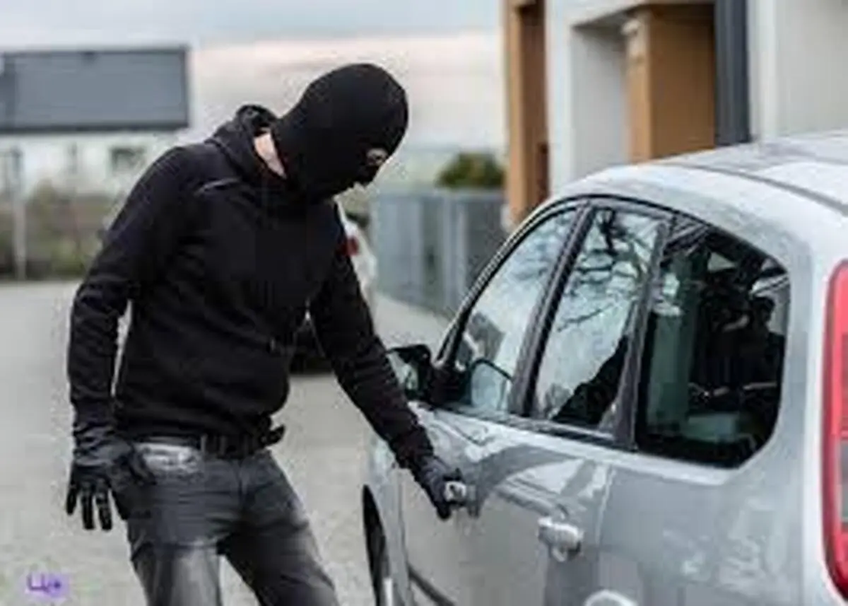لحظه سرقت آینه سوزوکی ویتارا با پراید در تهران+ویدئو
