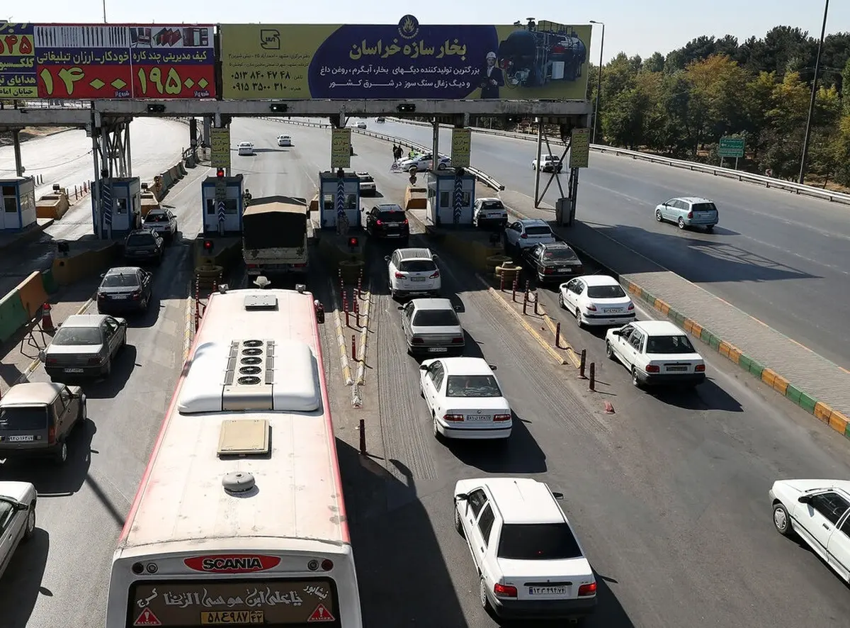 ترافیک پُرحجم در خروجی‌های مشهد