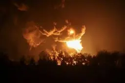 شنیده شدن صدای انفجار و آژیر حمله هوایی در پایتخت اوکراین