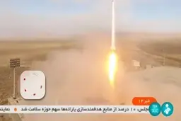 اولین تصاویر از لحظه پرتاب ماهواره نور ۲ که با موفقیت در مدار قرار گرفت + ویدئو 