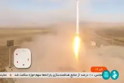 اولین تصاویر از لحظه پرتاب ماهواره نور ۲ که با موفقیت در مدار قرار گرفت + ویدئو 
