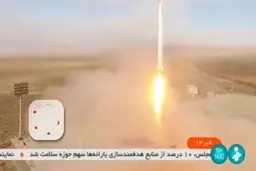 اولین تصاویر از لحظه پرتاب ماهواره نور ۲ که با موفقیت در مدار قرار گرفت + ویدئو 