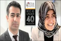 دوایرانی از بین چهل استاد برتر جوان زیر ۴۰ سال رشته مدیریت در دنیا معرفی شدند. 