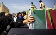مراسم تشییع پیکر مطهر شهید نیروی انتظامی در زاهدان برگزار شد