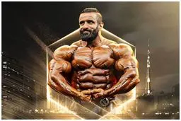 ژست خاص هادی چوپان و خانواده اش با برج خلیفه دبی | تفریح لاکچری هادی چوپان و خانواده‌اش در دبی