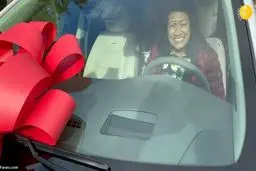 راک اینگونه مادرش را شگفت زده کرد  + ویدئو 