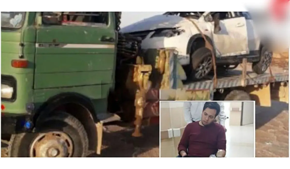 اولین تصاویر از حامد سلطانی بعد از تصادف هولناکش +ویدئو