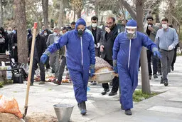 جولان کرونا در بهشت زهرا
