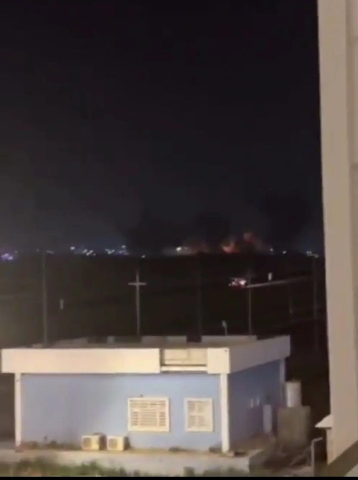 اصابت دست‌کم ۱۴ موشک گراد به پایگاه نظامی آمریکا در اربیل +ویدئو