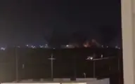 اصابت دست‌کم ۱۴ موشک گراد به پایگاه نظامی آمریکا در اربیل +ویدئو