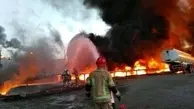 آتش‌سوزی در واحد ۷۵ پالایشگاه آبادان  | قطب نفتی ایران در آتش سوخت 

