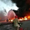 آتش‌سوزی در واحد ۷۵ پالایشگاه آبادان  | قطب نفتی ایران در آتش سوخت 


