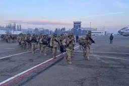 نیروهای«صلحبان» ارمنستان، قرقیزستان و تاجیکستان از آلماتی خارج شدند