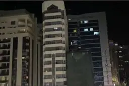 ویدیویی که خبرنگار برزیلی از انفجار در ابوظبی منتشر کرد
