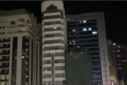 ویدیویی که خبرنگار برزیلی از انفجار در ابوظبی منتشر کرد

