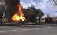 لحظه انفجار شدید مخزن گاز LPG در یک واحد صنعتی+ویدئو