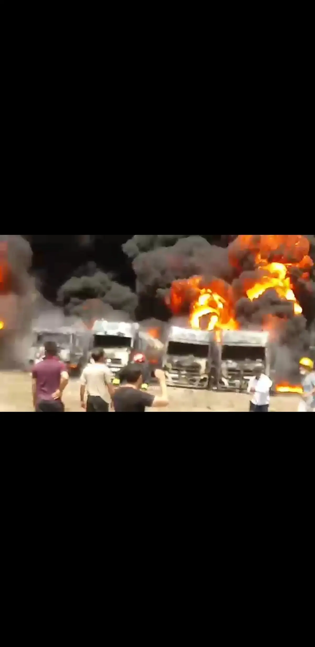 آتش سوزی گسترده در دولت آباد کرمانشاه + ویدئو