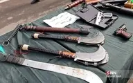 سلاح عجیب اراذل و اوباش تهرانی در نمایشگاه کشفیات پلیس