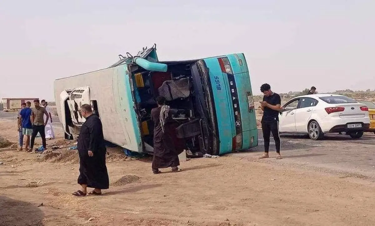 واژگونی اتوبوس حامل زائران پاکستانی در یزد  ۲۸ کشته برجای گذاشت | حال ۱۴ مصدوم وخیم است + ویدئو و اسامی مسافران اتوبوس حادثه دیده زائران پاکستانی