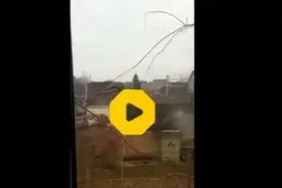 حمله جنگنده روسی به مناطق مسکونی + ویدئو 