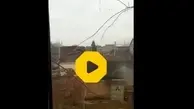 حمله جنگنده روسی به مناطق مسکونی + ویدئو 