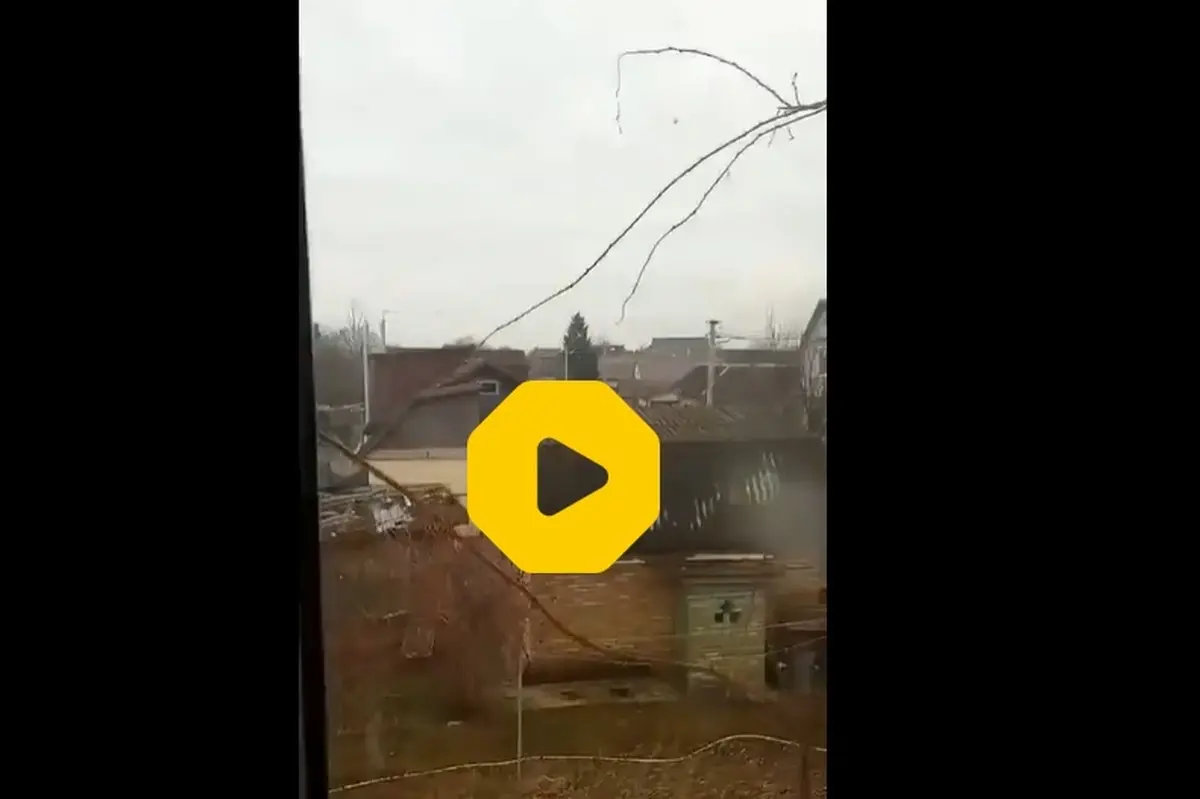 حمله جنگنده روسی به مناطق مسکونی + ویدئو 