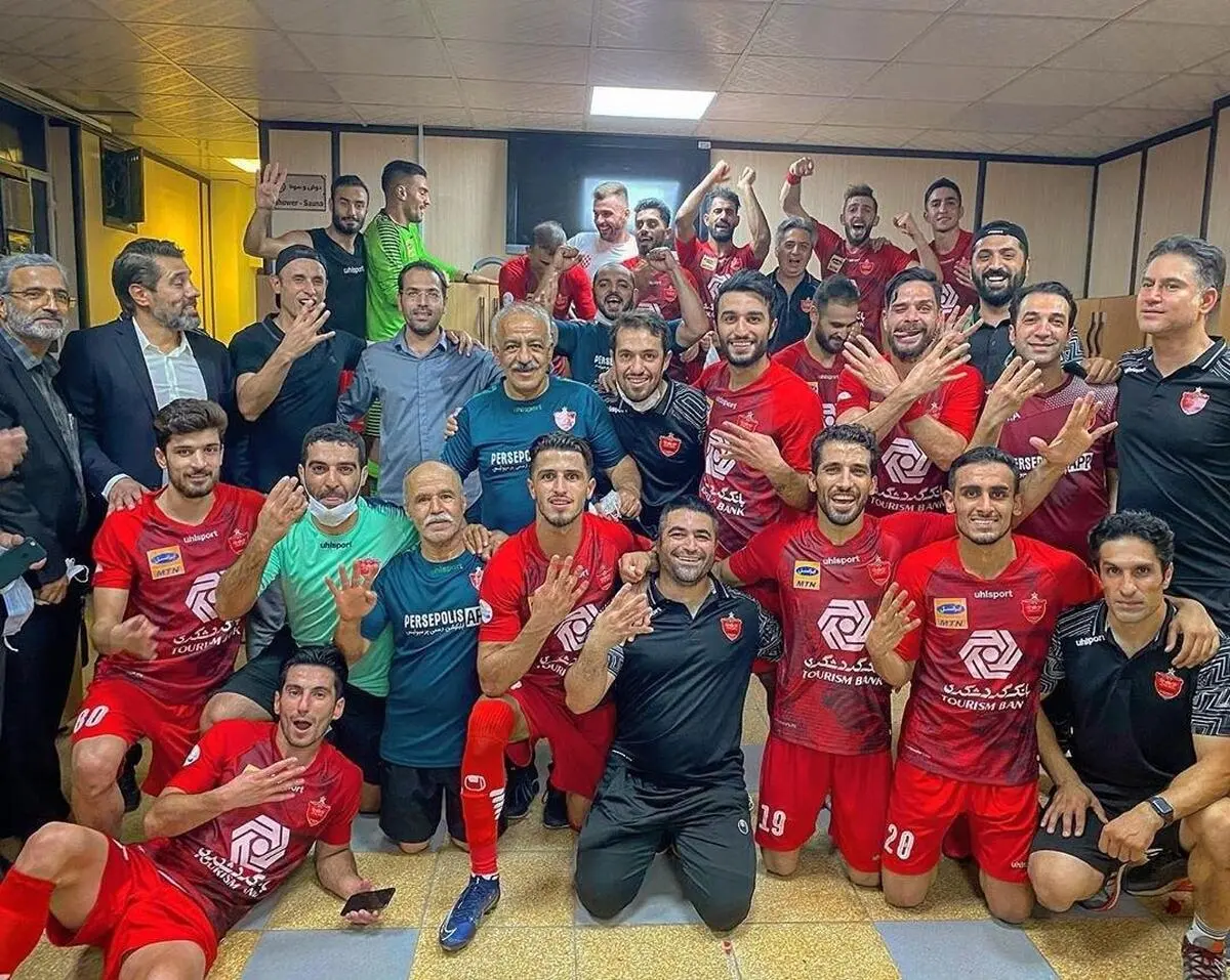   لیگ برتر نوزدهم  | کری بازیکنان پرسپولیس برای استقلالی‌ها +عکس