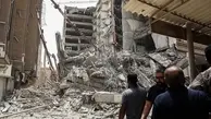 ویدئویی ترسناک از افتادن تابلو ساختمانی مسکن برج سبز | معجزه بزرگی که رخ داد + ویدئو