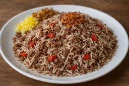 طرز تهیه پلو مخلوط سماقی | یه پلو مخلوط خوشمزه ایرانی درست کن! +ویدئو