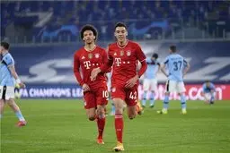 پیروزی قاطع بایرن برابر لاتزیو| شکست اتلتیکو در متروپولیتانو