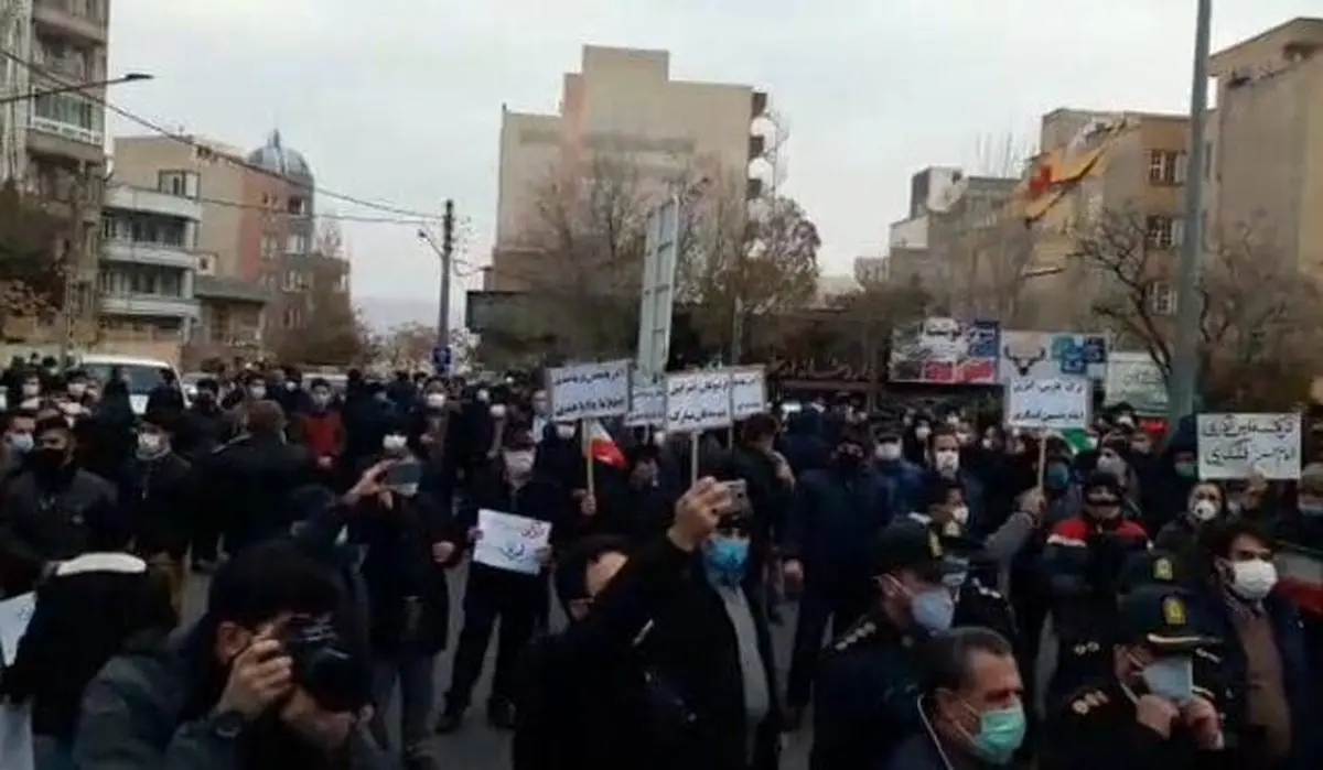  مردم تبریز در تجمع مقابل کنسولگری ترکیه شعاردادند