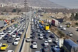 پلیس راهور: ۶۲ درصد تهرانی ها به سفر رفتند