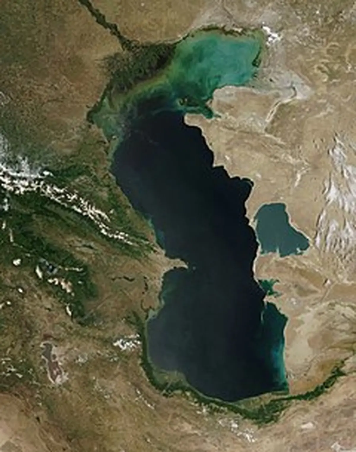 آب دریای خزر کاهش یافت | کاهش ۲۱ سانتی‌متری میانگین تراز آب دریای خزر