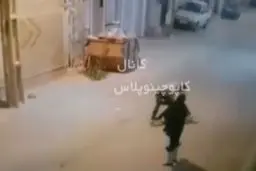 شیراز | سرقت وحشیانه طلاهای یک خانم مقابل در خانه!+ویدئو 