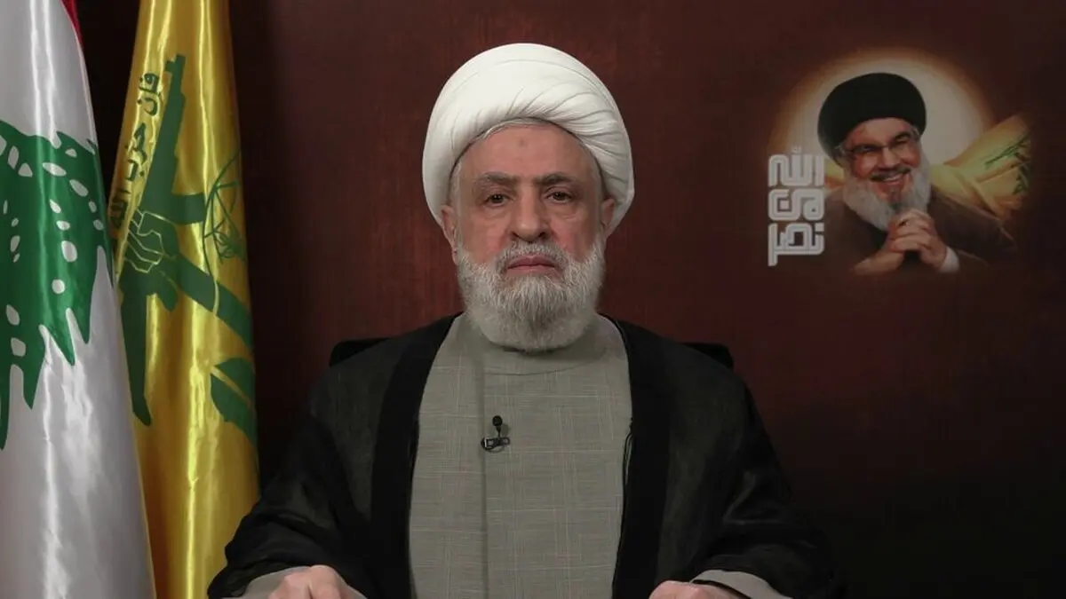 شیخ نعیم قاسم: حتی اگر آسمان به زمین بیاید، خلع سلاح نمی‌شویم