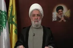 شیخ نعیم قاسم: حتی اگر آسمان به زمین بیاید، خلع سلاح نمی‌شویم
