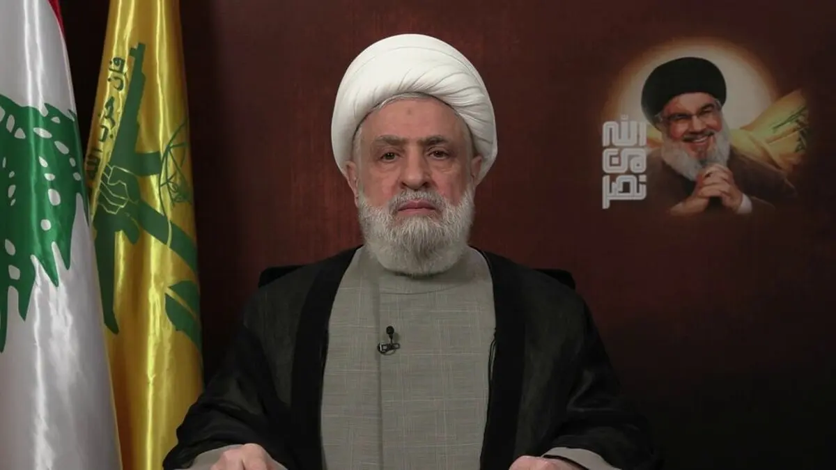 شیخ نعیم قاسم: حتی اگر آسمان به زمین بیاید، خلع سلاح نمی‌شویم