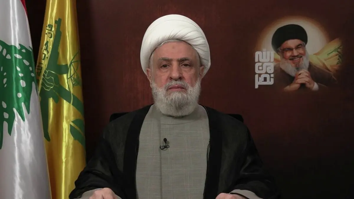 شیخ نعیم قاسم: حتی اگر آسمان به زمین بیاید، خلع سلاح نمی‌شویم