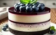 طرز تهیه چیز کیک بلوبری | یه چیزکیک شیک و مجلسی +ویدئو