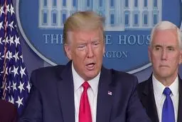 ترامپ با قرنطینه در آمریکا مخالفت کرد 