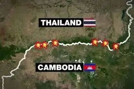 درگیری مرگبار در مرز کامبوج و تایلند | موشک خودی موجب تلفات نظامیان کامبوجی شد +ویدئو